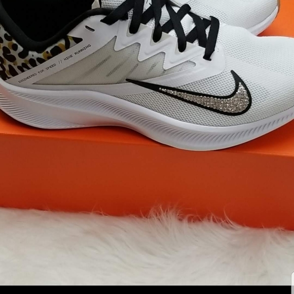 New 💎bling💎 Cheetah print Nike - Picture 8 of 9